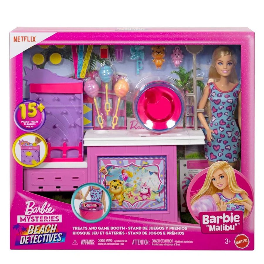 Barbie tivolispil og candy floss