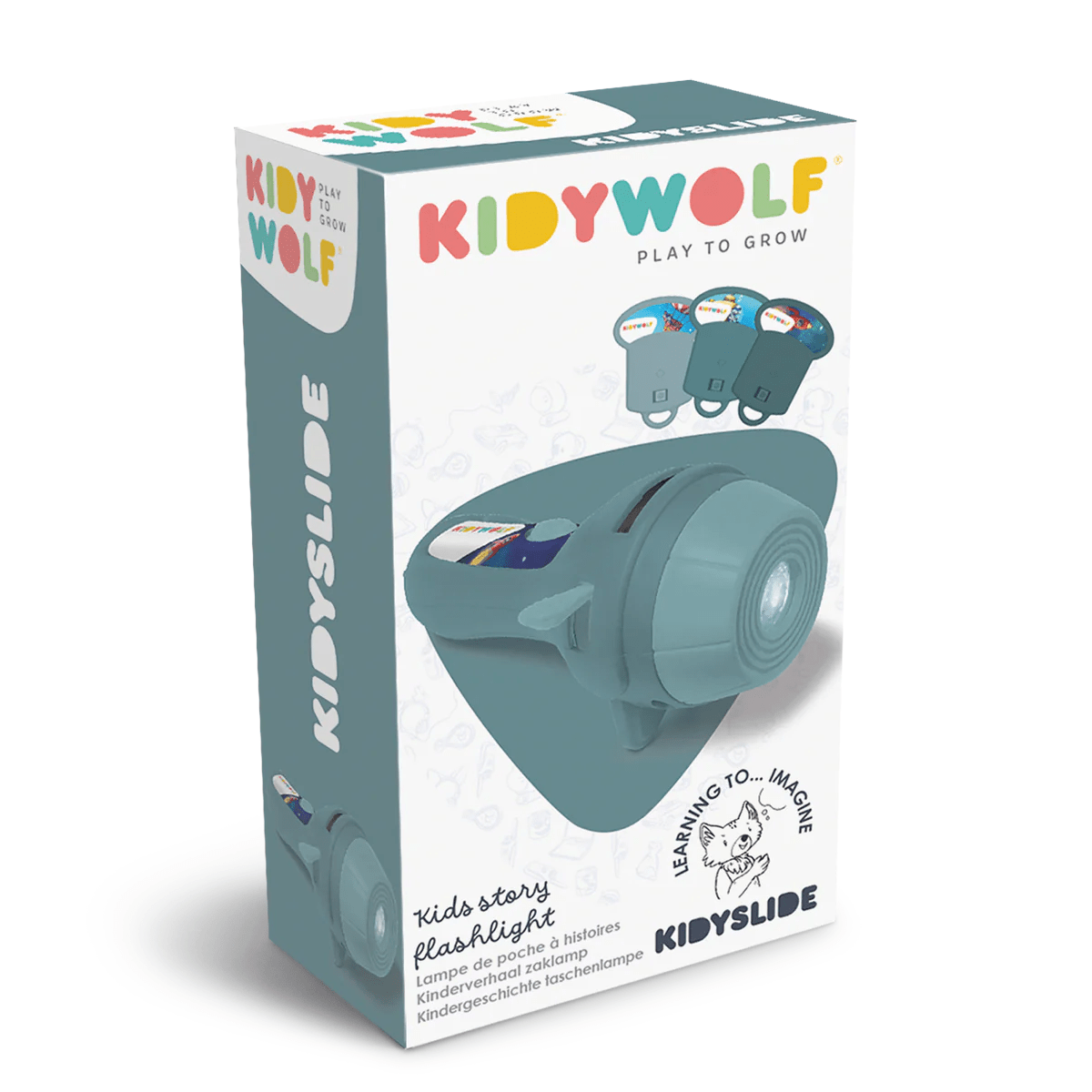 Kidywolf lommelygte m.historier