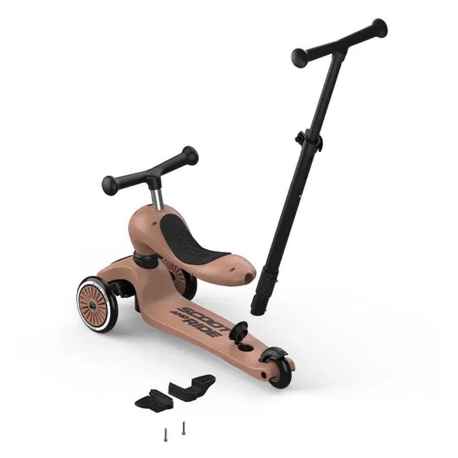 Scoot and Ride Highwaykick 1 Push & Go, Mocha
