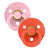 2-er-Pack farbige Schnuller Babyrosa/Tango (Gr. 3)