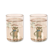 2-Pak Glitter Kop i Crocodile