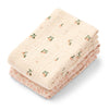 2er-Pack Lewis Musselin-Stoffwindeln in Mini Leo / Mini Peach Mix