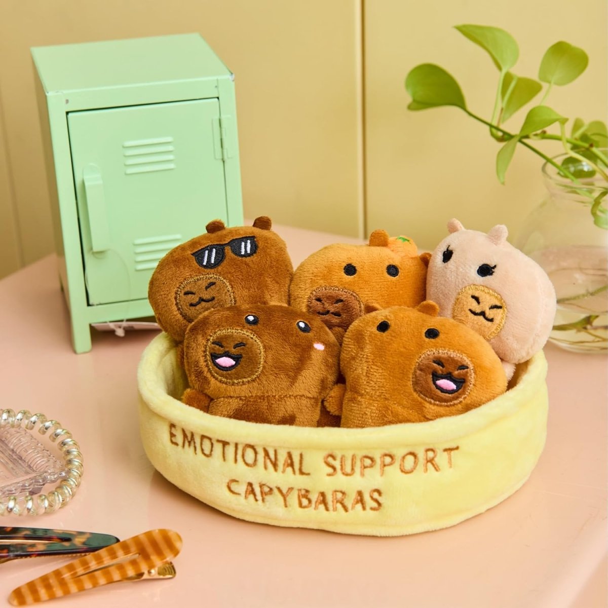 Capybaras i Kurv