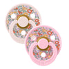 2-Pack Farbe Liberty Oscar Meadow Sut Petal / Babyrosa (Größe 2)
