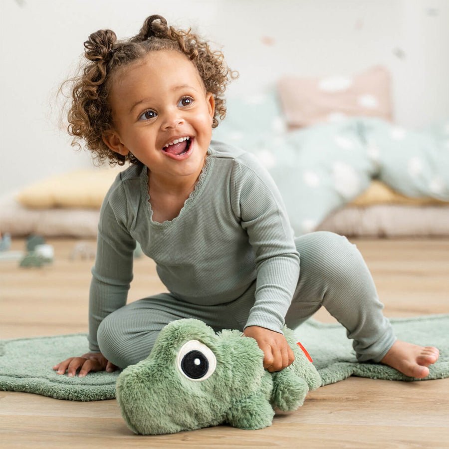 Krammebamse Croco i Grøn (28 cm)