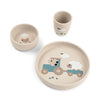 Stick & Stay Geschirrset Tiny Farm sand
