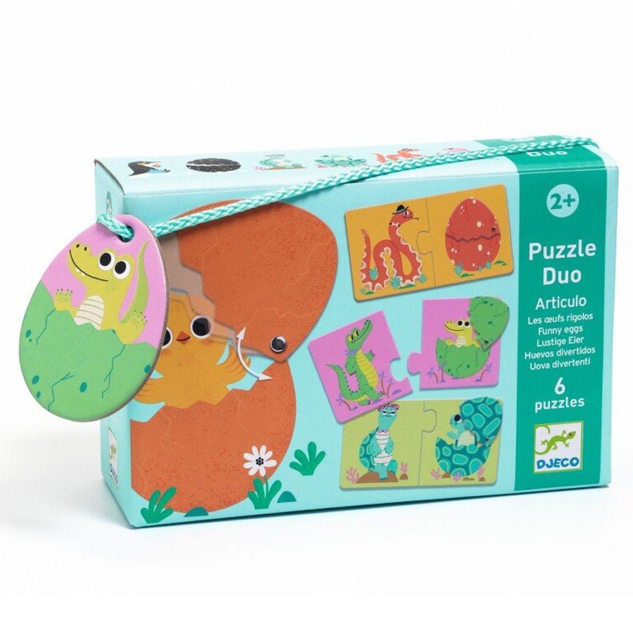 Puzzle Duo med Sjove Æg
