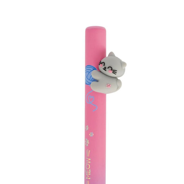 Free Hugs Kuglepen med Kitty i Blå