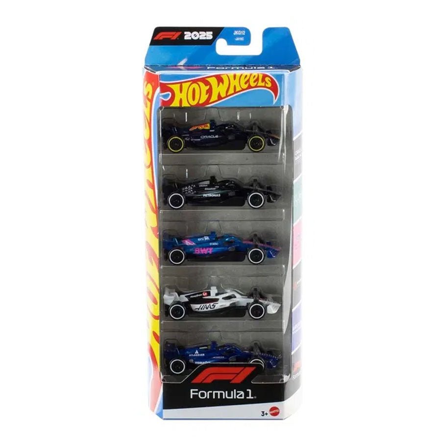 F1 Racing 2025 5 - pak Biler i 1:64
