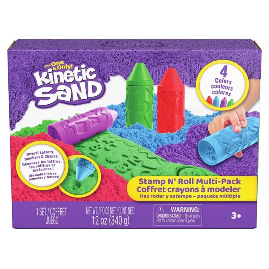Kinetic Sand Stamp N' Roll Multipack
