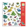Aufkleber mit Dinosauriern