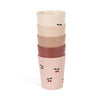 5-er-Pack Becher Kirsch-Mix