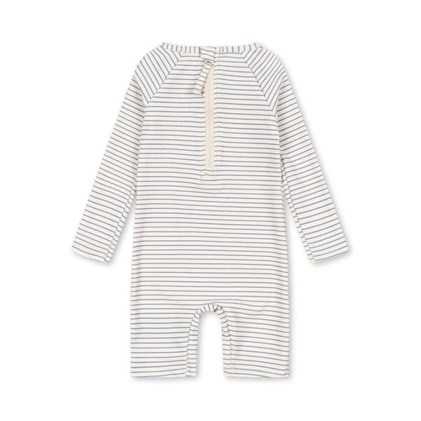 Konges Sløjd Aster Onesie, Stripe Blue