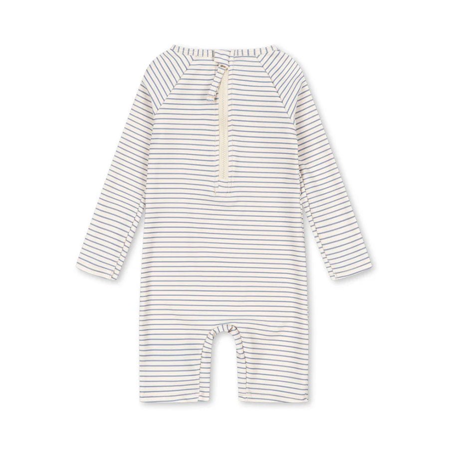 Konges Sløjd Aster Onesie, Stripe Blue