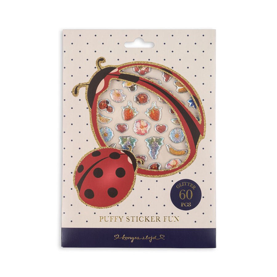 Konges Sløjd Puffy Stickers, Ladybug
