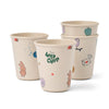 Lana 4er-Pack Becher Tamtam/Sandy