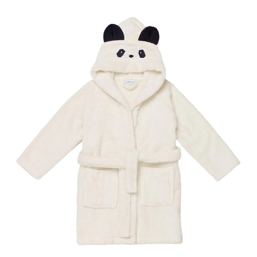 Liewood badekåbe til børn, panda creme de la creme