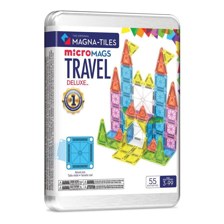 Magnetisk microMAGS Deluxe Rejsesæt (55 Dele)