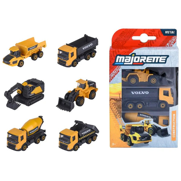 Majorette Construction Biler, Asst