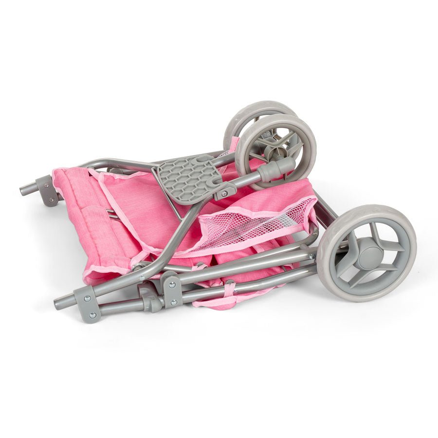 Mamamemo Tvillingeklapvogn, Pink