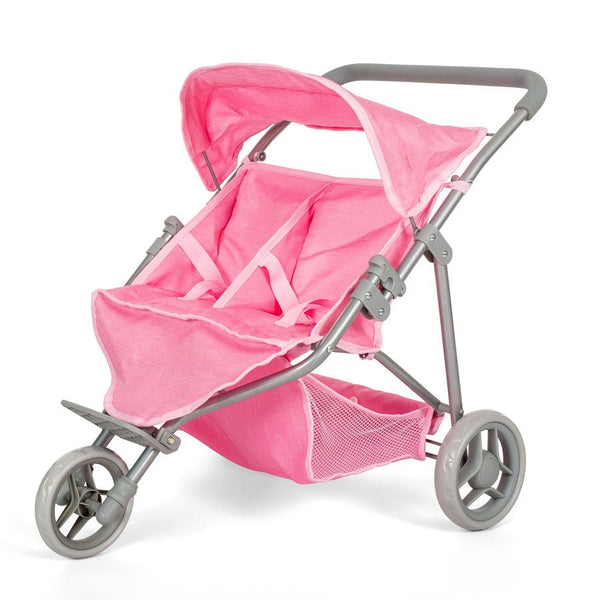 Mamamemo Tvillingeklapvogn, Pink