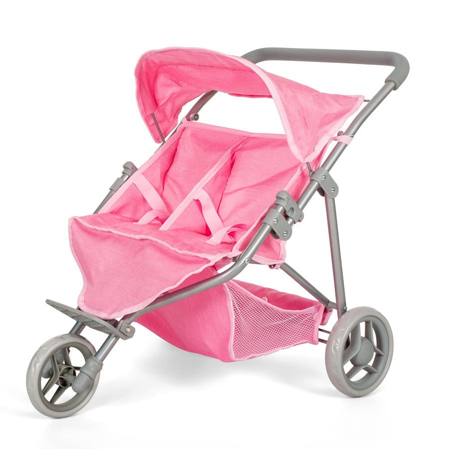 Mamamemo Tvillingeklapvogn, Pink