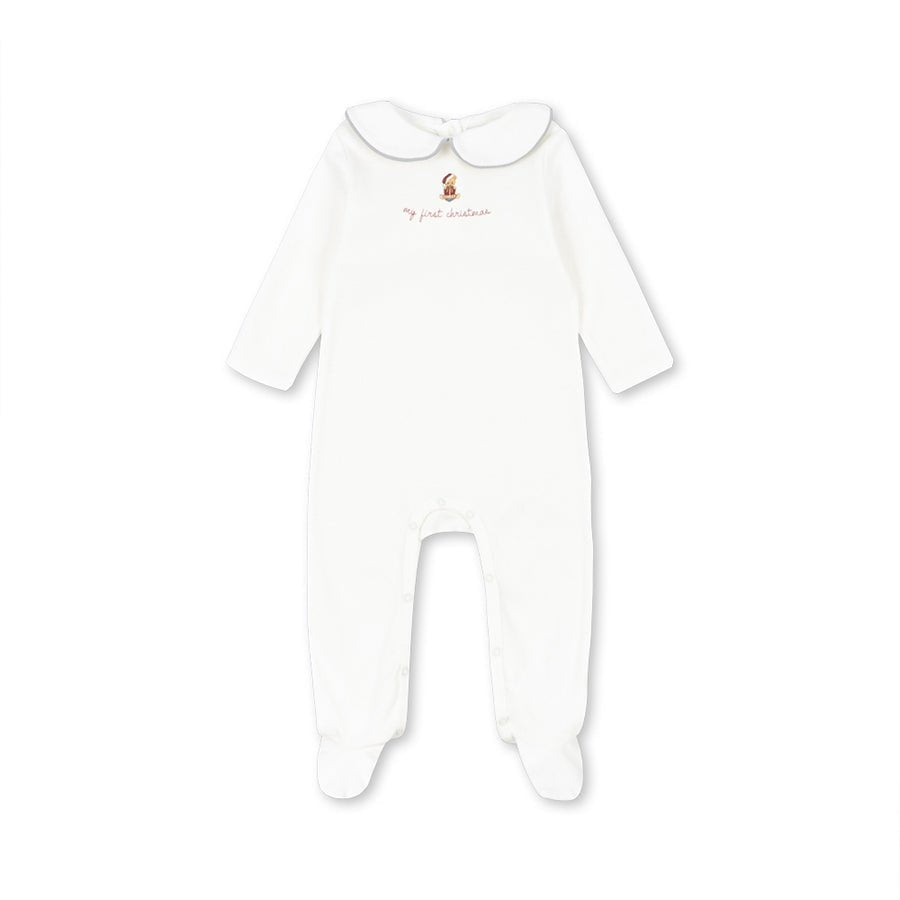 Min Første Jule Onesie i Optic White