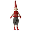 Pixy Junge in roter Strickweste (Gr. 1)