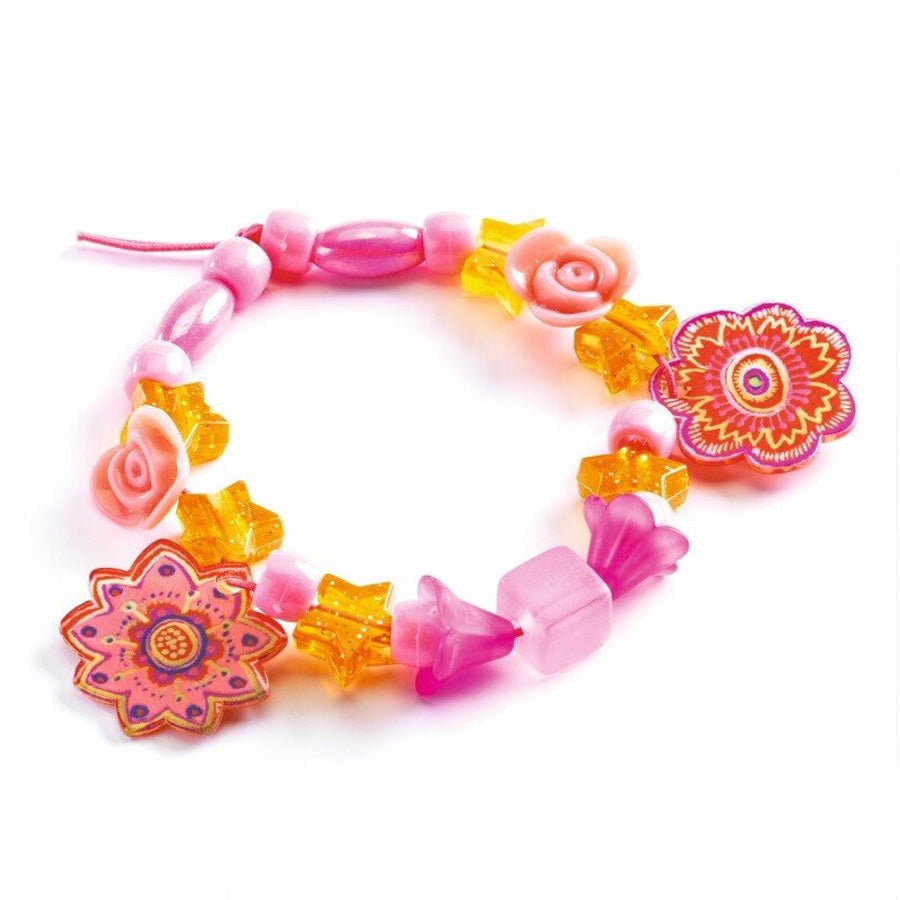 Plastperler med Blomster
