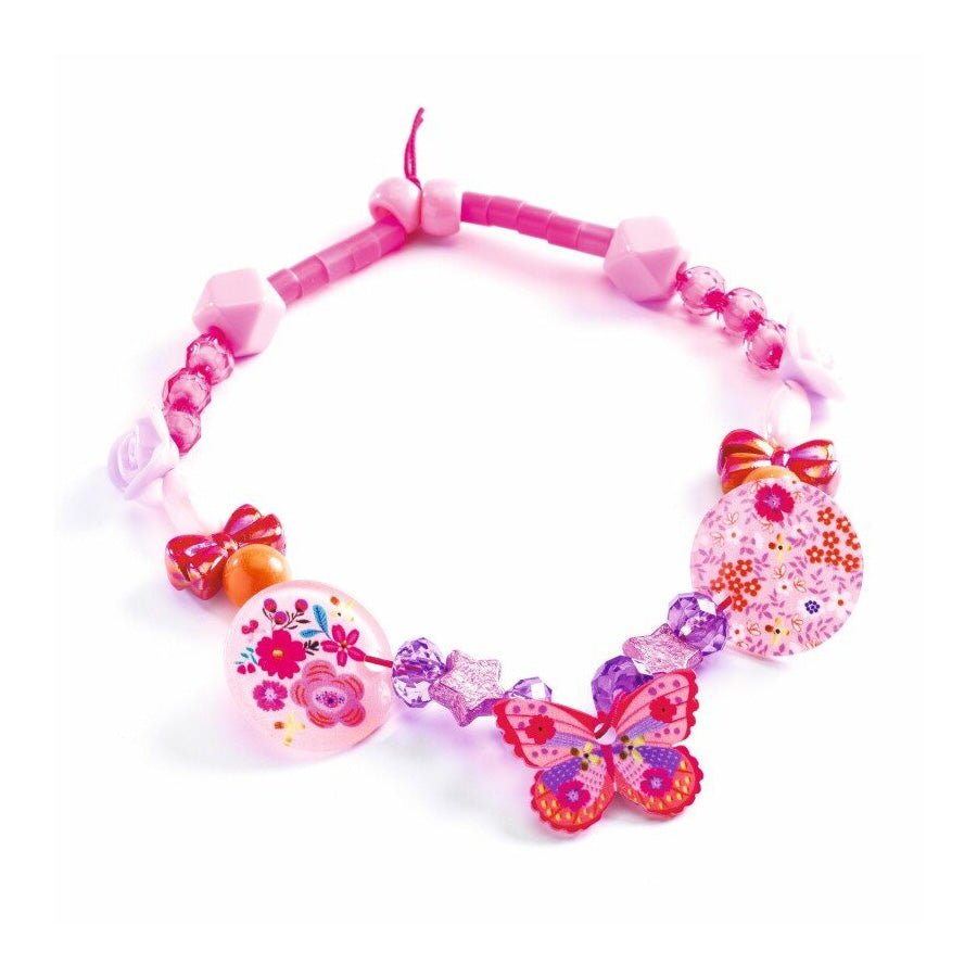 Plastperler med Sommerfugle