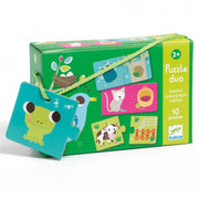 Puzzle Duo "Hvor Bor Dyrene?"