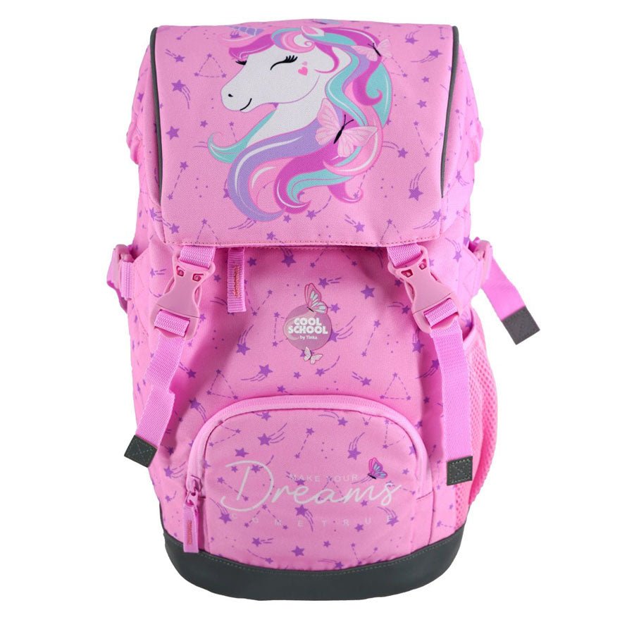 Skolerygsæk med Unicorn i Rosa (22 L)