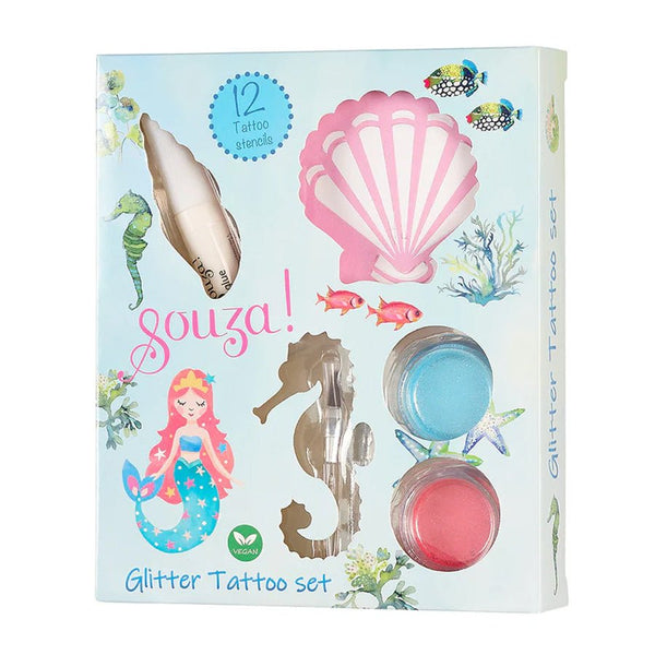 Souza Glitter Tatoveringssæt, Havfrue