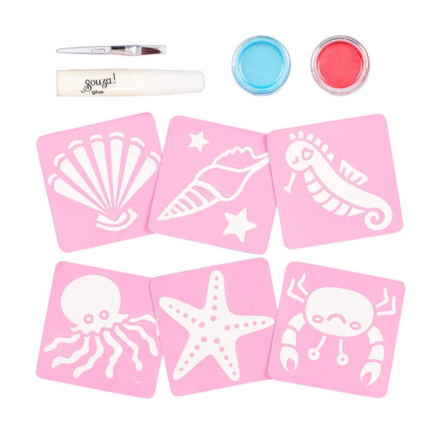 Souza Glitter Tatoveringssæt, Havfrue