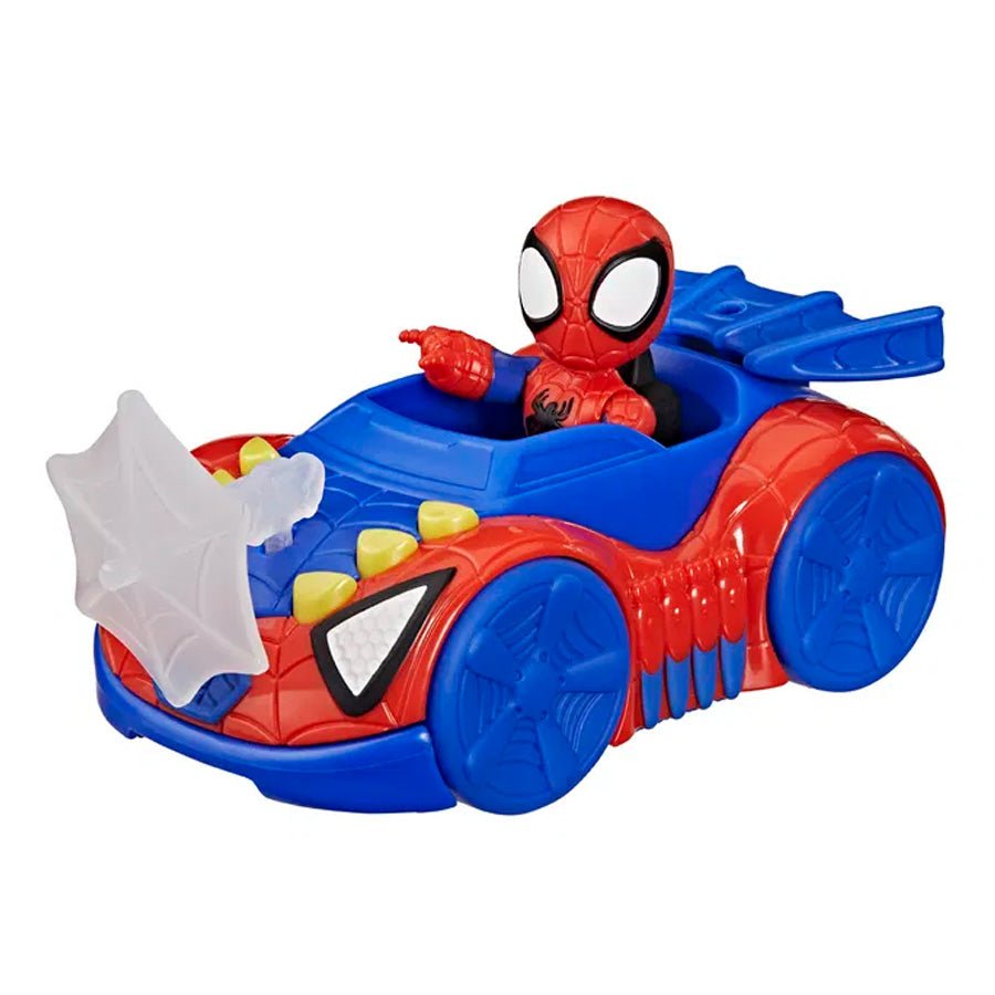 Spidey & Friends, Bil Og Figur 7,6 Cm - Spidey