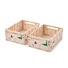 Weston 2er-Pack Aufbewahrungsbox in Dino Roar/Sandy (Mittel)