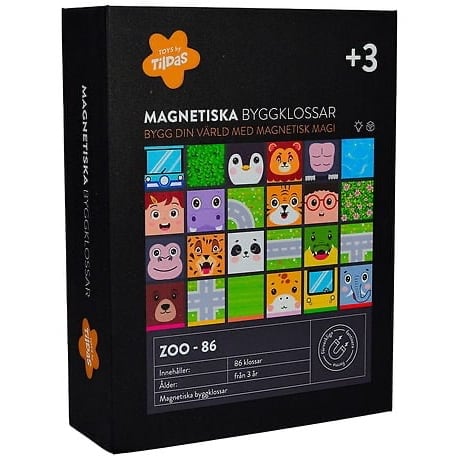 Magnetiske Byggeklodser Zoo