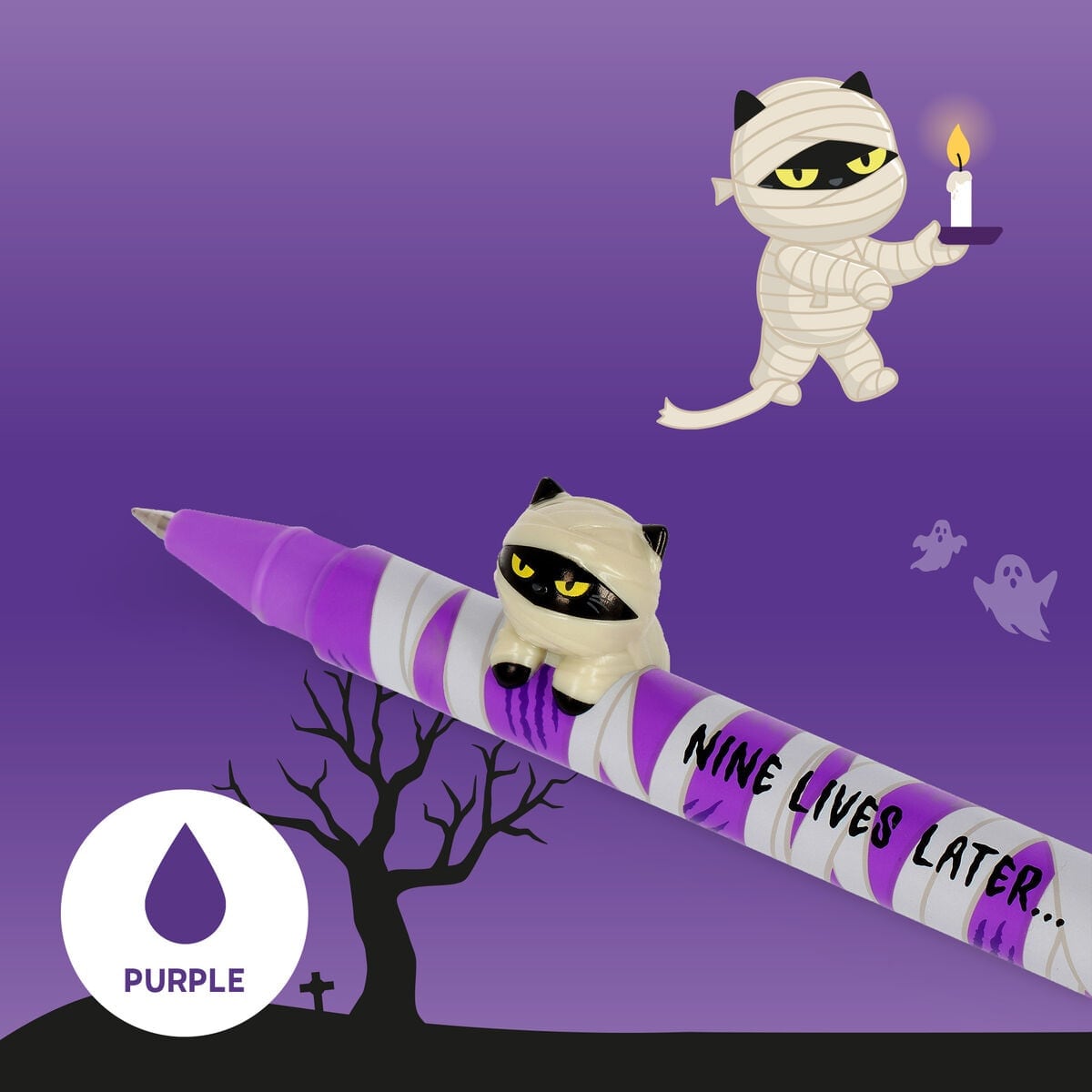 2-pak Gel Pen i Spooky Party