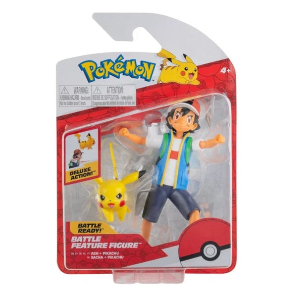 Battle Figurer Ash og Pikachu