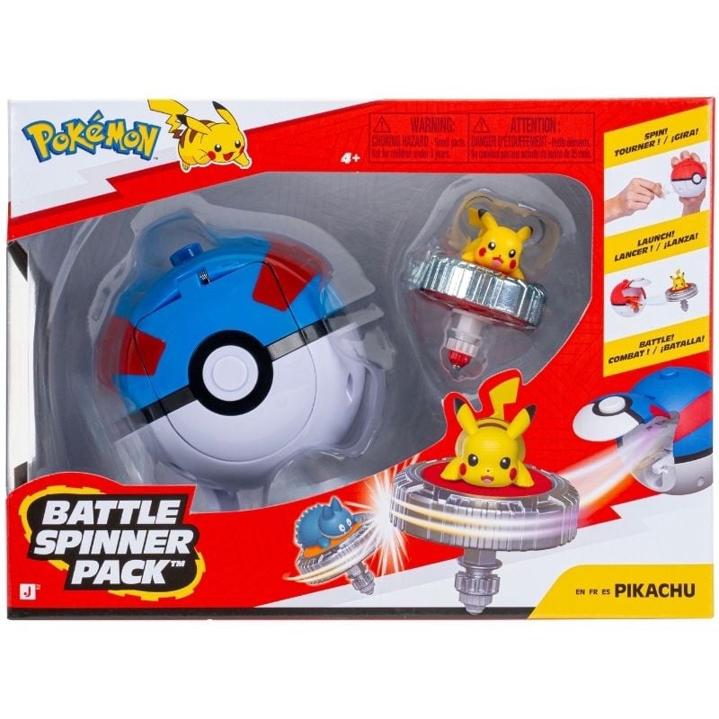 Battle Spinner Pikachu med Great Ball